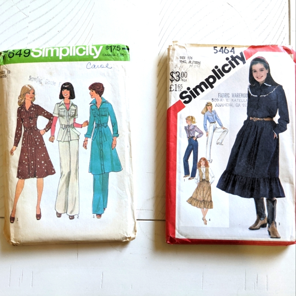 Vintage Sewing Patterns